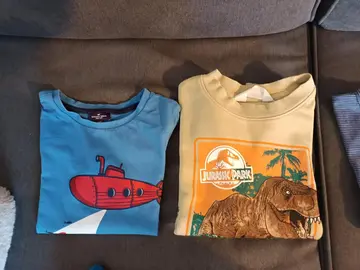 1tee-shirt et 1sweat 7ans