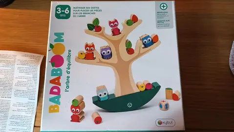 Jeu Badaboum 3/6 ans