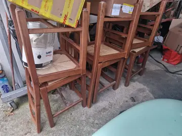 6 chaises pailles