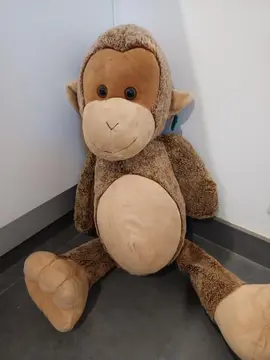 grand singe en peluche à recoudre