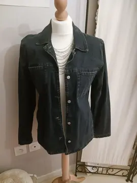 veste jean foncé T40