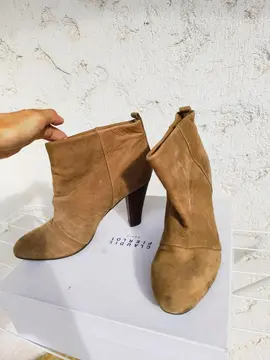bottines beige