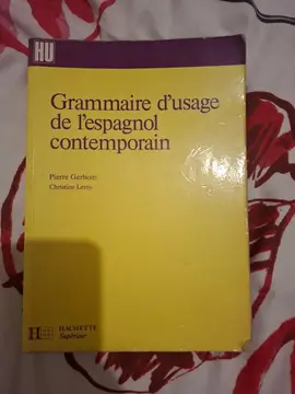 Livre grammaire espagnole