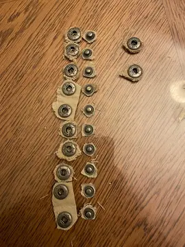 boutons pression couture