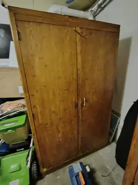 2 armoires non demontables