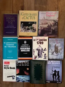 Lot de livres