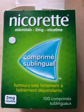 comprimés nicorette