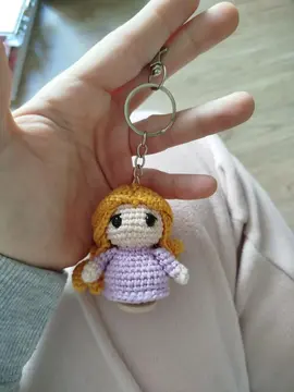 porte-clé Raiponce fait main