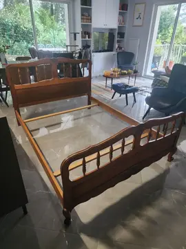 Cadre de lit LOUIS XV