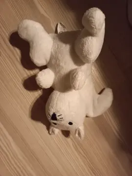 peluche écureuil blanc
