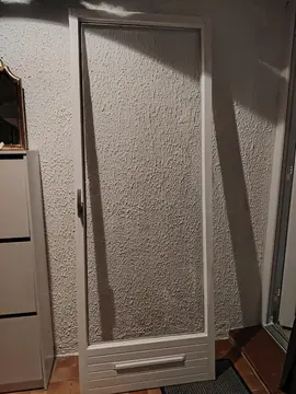 Porte fenêtre bois simple vitrage