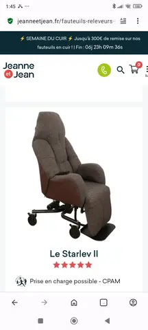 Donne NEUF fauteuil confort à pousser