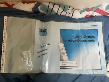 Lot de pochettes protège-documents