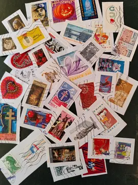 lot vrac timbres France 4/11