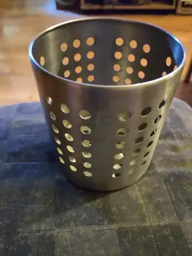 Pot à ustensiles inox