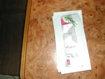 Echantillons shampoing