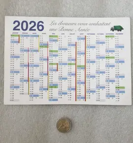 petit calendrier 2026