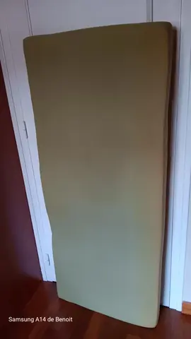 Matelas en mousse lit enfant 59 cm x 1,41 m et épaisseur 8 cm