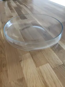 Coupe en verre transparent