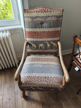 fauteuils style rustique