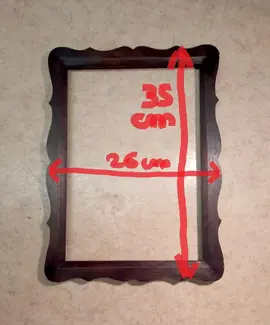 Cadre en bois 35x26cm