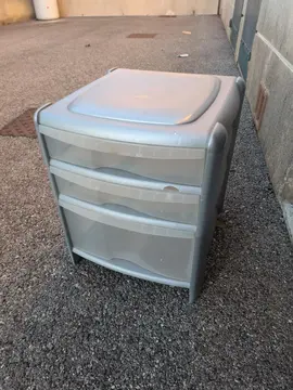 petit meuble plastique 3 tiroirs