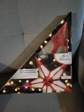 Etoile lumineuse à suspendre