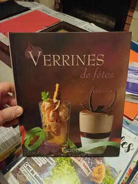 livre de cuisine sur les verrines