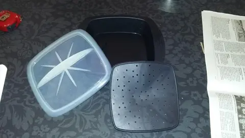 Plat silicone cuisson à vapeur micro-onde