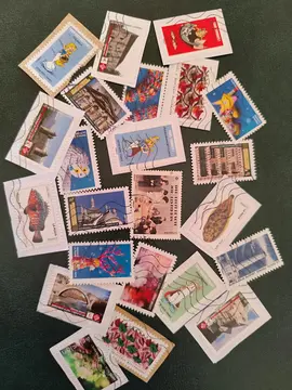lot unique divers timbres France 5/11