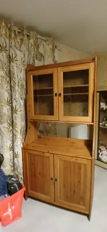 bonjour je done un meuble tv plus une vitrine