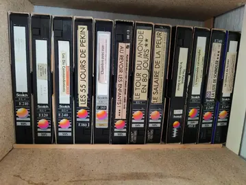 Cassettes VHS enregistrées