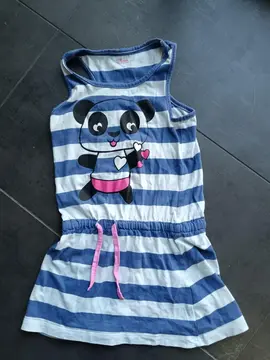 Robe panda 4 ans