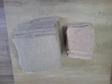 serviettes de toilette et gants