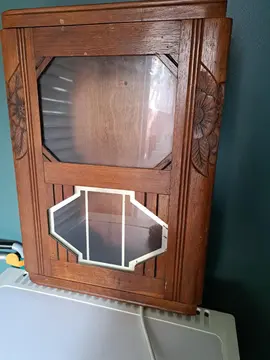 Caisse de carillon ancien en bois