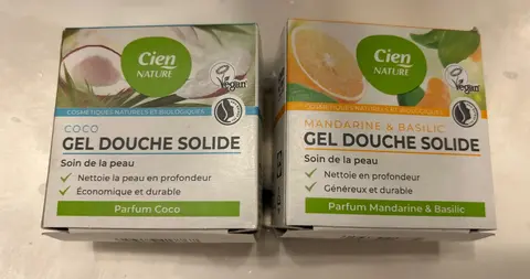 gel douche solide
