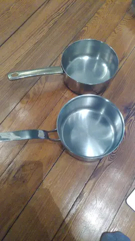 2 casseroles INOX dia. 18cm et 16cm