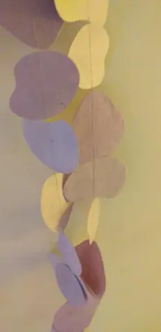 guirlande en "papier népalais"