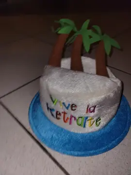 chapeau départ retraite neuf