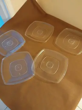 5 assiettes réutilisables NEUVE