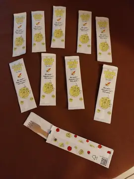 10 fourchettes en bois