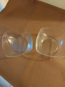 2 saladiers en verre