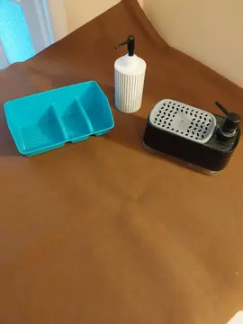 porte éponge + distributeur à savon