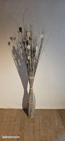 Grand bouquet de fleurs séchées