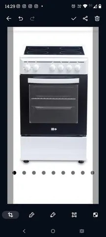 cuisinière vitrocéramique et four électrique