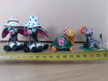 Lot bibelots terre cuite