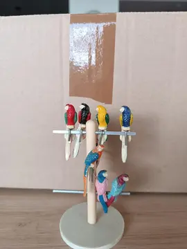 Bibelot perchoir à perroquet