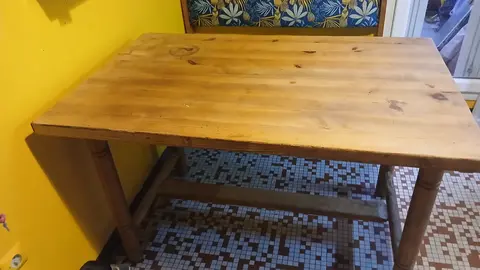 table en pin massif