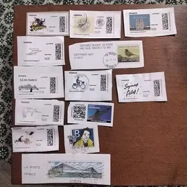 donne timbres vignettes