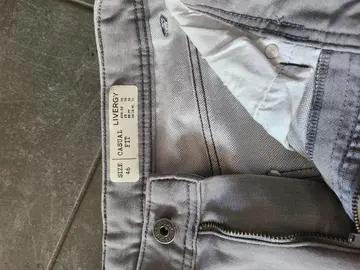 bermuda homme Jean gris neuf